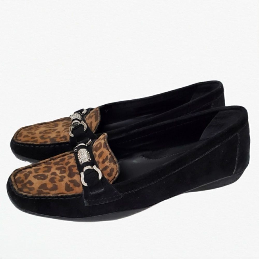 Geox Respira womens animal print flat